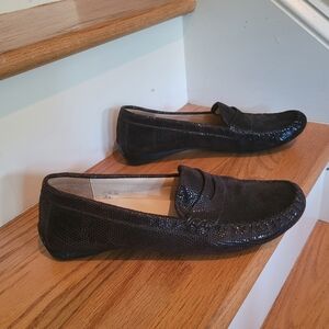 Van Eli Brown Leather Loafers Styled in Italy